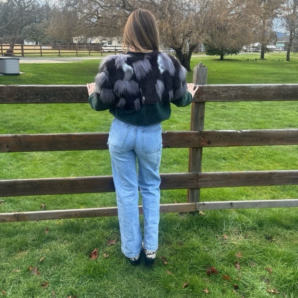 Noisy May faux fur jacket - Picture 4 of 9